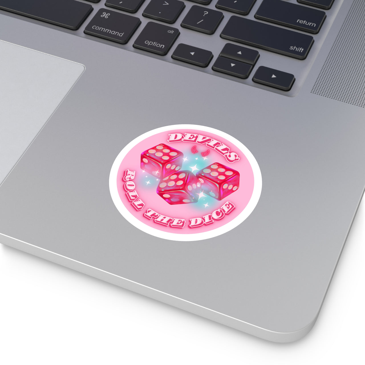 😈✨ Sinfully Lucky Dice Roll Sticker
