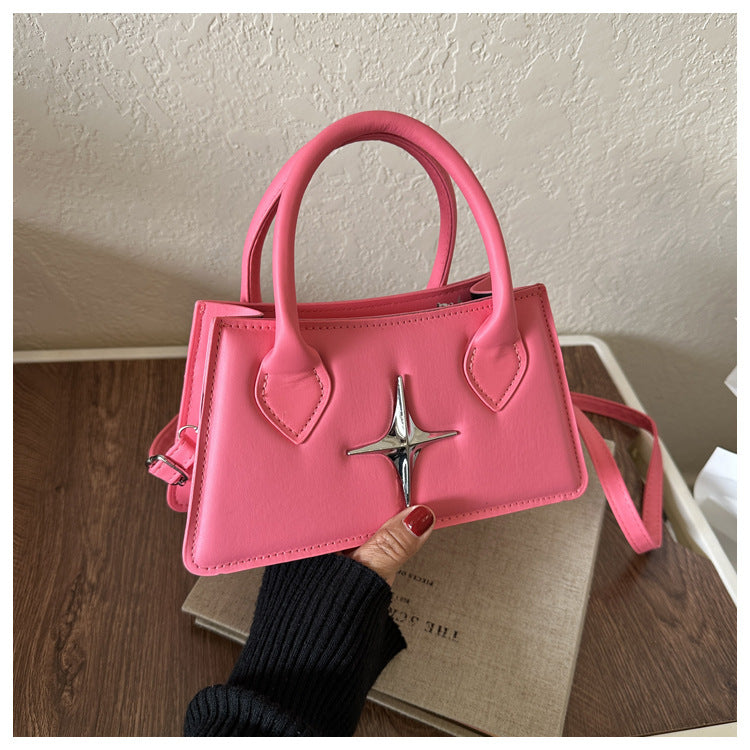 🌟 Polaris Mini Bag – Handheld &amp; Crossbody Faux Leather Handbag