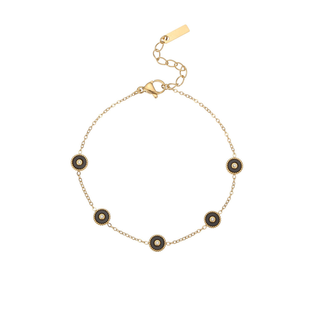 🖤 Mystic Gaze Bracelet/Anklet – Adjustable Evil Eye Jewelry