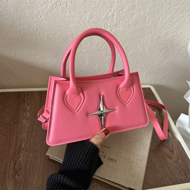 🌟 Polaris Mini Bag – Handheld &amp; Crossbody Faux Leather Handbag