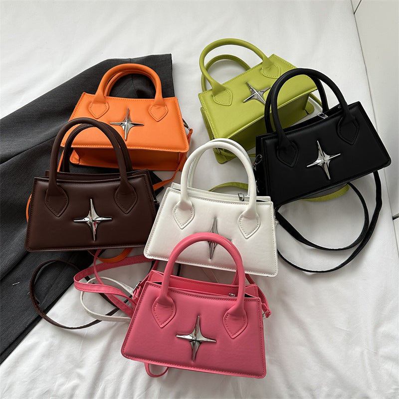 🌟 Polaris Mini Bag – Handheld &amp; Crossbody Faux Leather Handbag