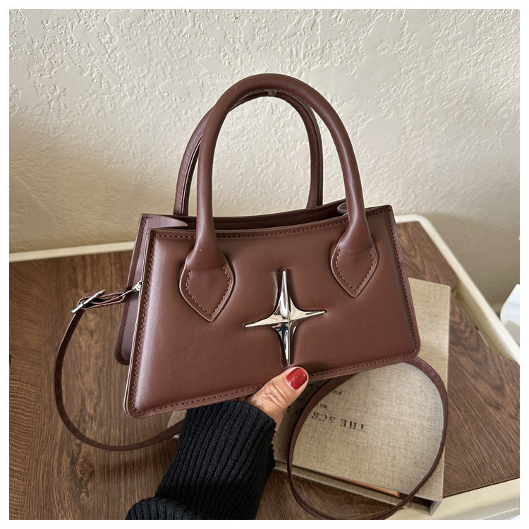 🌟 Polaris Mini Bag – Handheld &amp; Crossbody Faux Leather Handbag