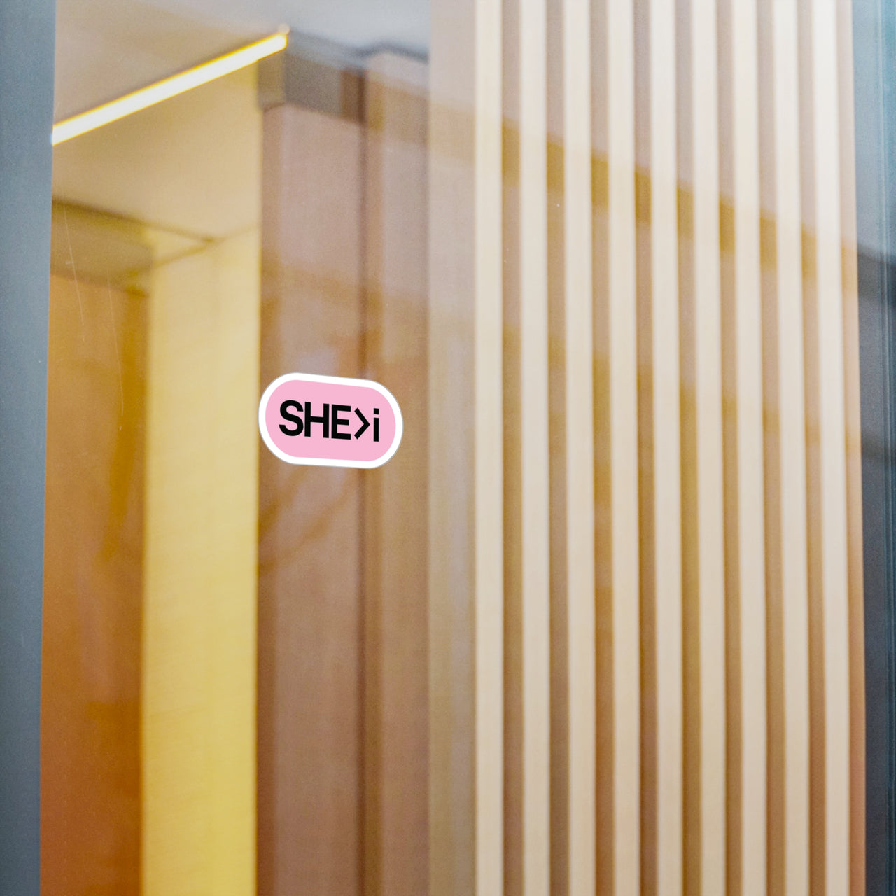 💗 SHE > i Sticker – Girl Power Decal