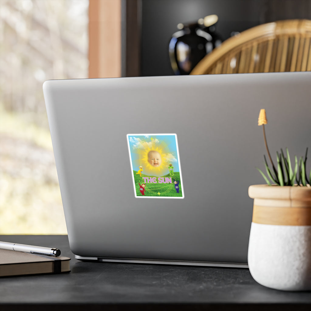 ☀️ The Y2K Baby Sun Tarot Card Sticker